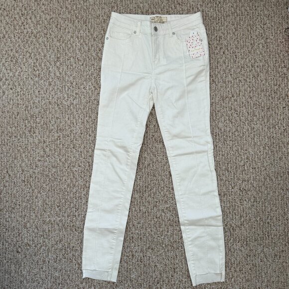 Free People‎ Del Wray Step Raw Hem Skinny Jeans NWT Sz 26 - Picture 2 of 14